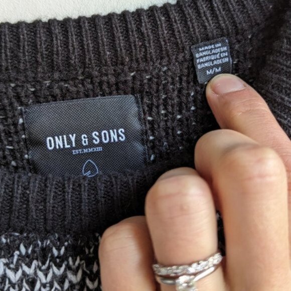 Only & Sons wool knit crewneck sweater - Picture 5 of 6